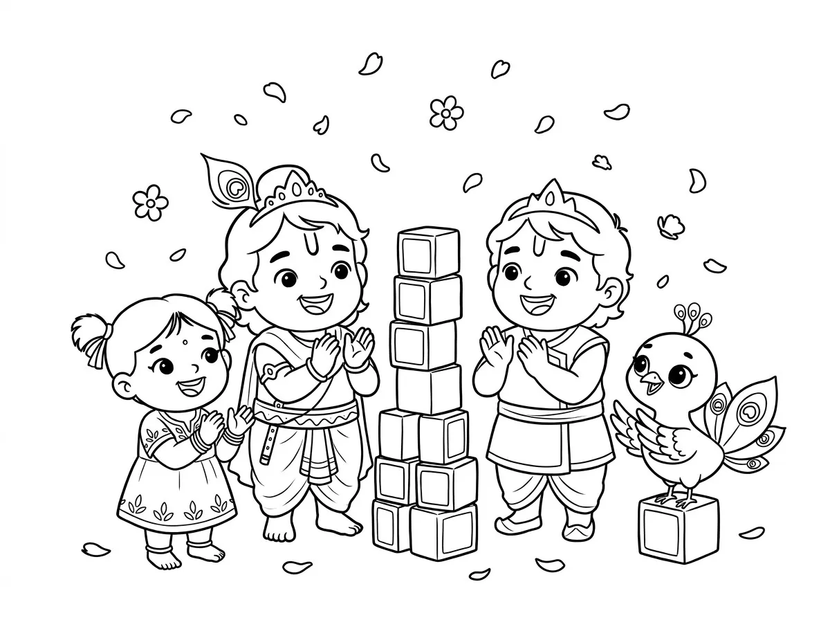 A picture to colour in